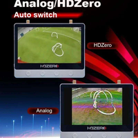HDZero Monitor 4.3 pouces 720P LCD Type-C 2-6S XT30 prend en charge l'entrée CVBS et la sortie de ligne audio adaptées aux accessoires de drone RC FPV