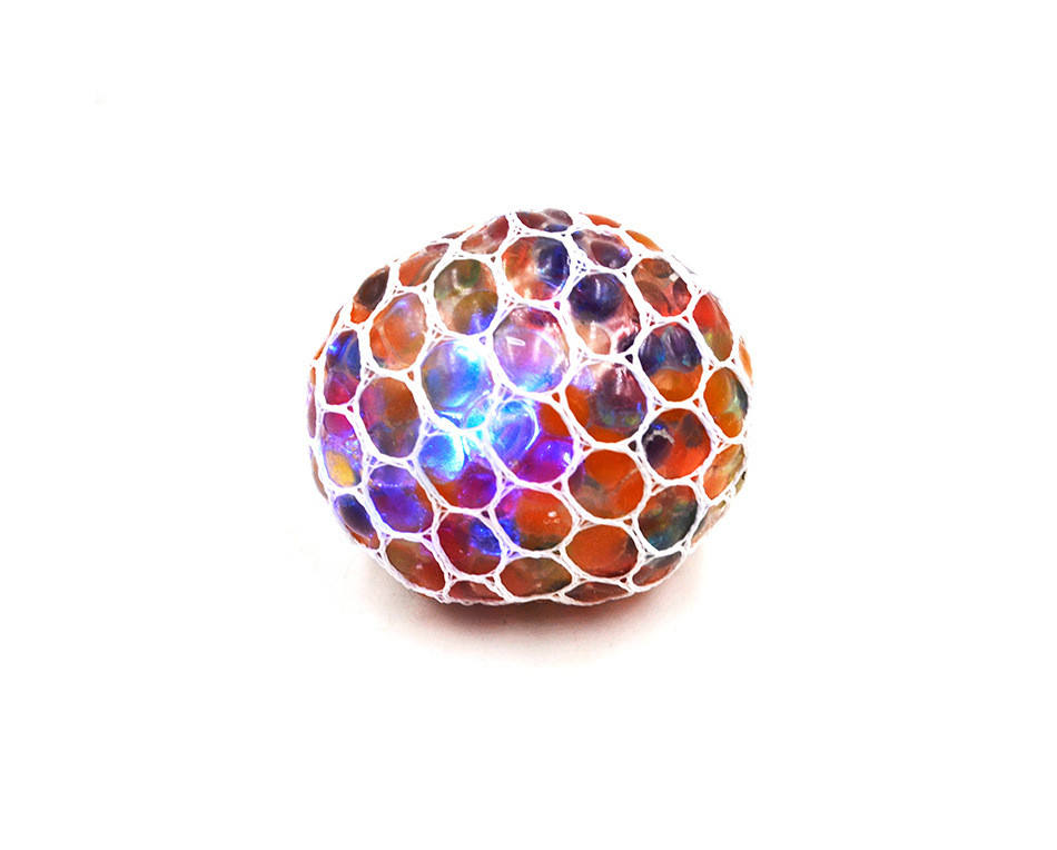2023 Hot Selling LED Flashing Colorful Squeeze Ball Kids' Stress Relief Fidget Cubes