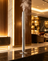 Diffuseur d'arômes sans eau sur pied, grande batterie 20000 mAh, nébuliseur d'huiles en alliage d'aluminium pour hôtel, villa et SPA