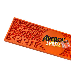 Tapis de bar en PVC souple avec logo personnalisé en gros Tapis de bière antidérapant en caoutchouc Cadeau d'affaires promotionnel - Product Image 2