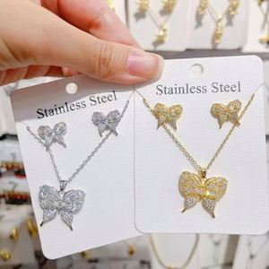 Parures de bijoux boucles d'oreilles et colliers, conception personnalisée, support pour les grossistes, placage écologique, vente en gros mixte - Product Image 1