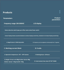 Test ekipmanları için kapalı açık yerden ısıtma gizli boru kaçak tespiti için F-999K kaçak algılama cihazı - Product Image 6