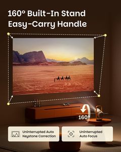 Proyector Portátil XGIMI Vibe One con Batería, 1080P, con Licencia de <span class=keywords><strong>Google</strong></span> TV y Netflix, Sonido <span class=keywords><strong>JBL</strong></span>, Enfoque Automático y Corrección Trapezoidal - Product Image 2