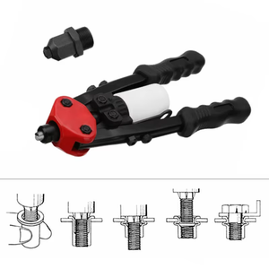 Outil de riveteuse à main haute résistance Kit de pistolet à <span class=keywords><strong>rivet</strong></span> à écrou fileté robuste - Product Image 4