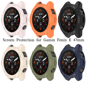Étui en TPU pour montre connectée <span class=keywords><strong>Garmin</strong></span> <span class=keywords><strong>Fenix</strong></span> 8 43mm 47mm 51mm AMOLED Solar, coque pour montre <span class=keywords><strong>Garmin</strong></span> <span class=keywords><strong>Fenix</strong></span> E 8 Pro - Product Image 2
