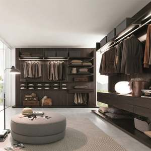 Armoire en verre sur mesure, meubles d'armoire, armoire moderne en bois, fabrication chinoise - Product Image 2