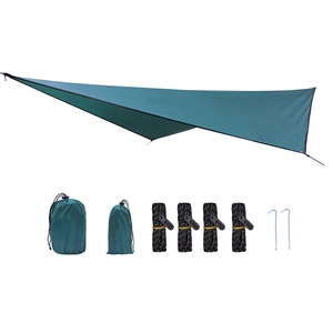 Multifunktion ale wasserdichte Sonnenschutz plane Outdoor Diamond Grid <span class=keywords><strong>Cloth</strong></span> Zelt überdachung für Camping Hängematten matte - Product Image 2