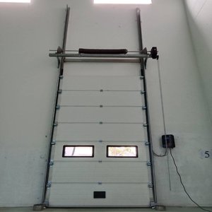 Puertas Seccionales Inteligentes <span class=keywords><strong>de</strong></span> Estilo Industrial Clásico, Directas <span class=keywords><strong>de</strong></span> Fábrica, <span class=keywords><strong>de</strong></span> Acero Inoxidable, Resistentes al Viento, <span class=keywords><strong>para</strong></span> Propiedades Comerciales - Product Image 4