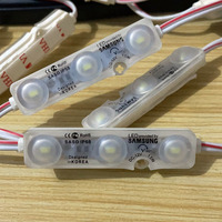 Produsen Perdagangan Luar Negeri Memperkenalkan Modul LED Injeksi 3-Lampu Ultrasonik Sumber Cahaya Huruf Bercahaya Modul LED Tahan Air
