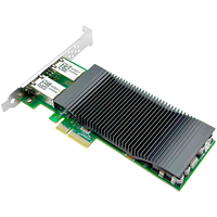 Kartu Ethernet Gigabit PoE Port Ganda Intel I350 1000M 2 Port RJ45 Adaptor LAN PCI-E X4 Kartu Jaringan Server untuk Desktop IPC
