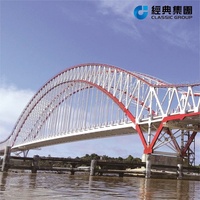 Puente de Estructura de Acero Prefabricado de Alta Capacidad de Carga para Carreteras y Construcción Municipal, Fabricante Profesional