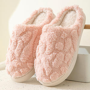 Nouvelle Arrivée – Chaussons d'intérieur doux et chauds pour femme, à plateforme, semelle épaisse, doublure en peluche, antidérapants et amortissants - Product Image 6