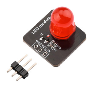 Módulo LED de 10 mm, Indicador LED Rojo, Conector de 3 Pines para Proyectos Electrónicos, Kits de Bricolaje, Herramientas Educativas - Product Image 1