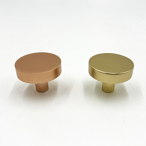 High Quality Adjustable Modern Aluminum <strong>Gold</strong> Round Furniture Cabinet <strong>Knob</strong> Handles for Bedroom Kitchen Drawer and Dresser Pull - Product Image 6