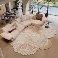 Tapis tufté à la main décoratif pour chambre à coucher, chambre d'amis, coin lecture, bureau et projets d'aménagement intérieur résidentiel