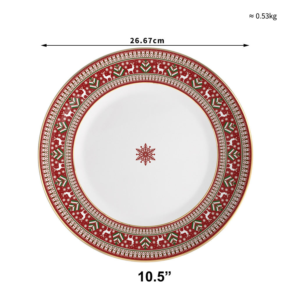 10.5" dinner plate