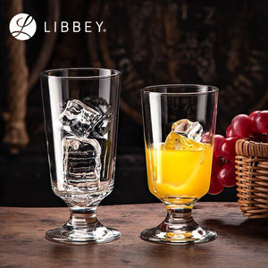 LIBBEY OEM Boissons tropicales sans pied Tasse en <span class=keywords><strong>verre</strong></span> Milkshake Gobelet personnalisable <span class=keywords><strong>Verre</strong></span> à pied Vin Bière <span class=keywords><strong>Verre</strong></span> <span class=keywords><strong>Verrine</strong></span> Dessert - Product Image 3