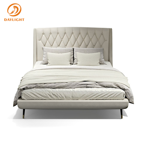 Modern Home Furniture Double Solid Wood Wall Bed with <strong>Storage</strong> and Hand Carved Design - Product Image 3