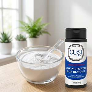 Poudre à raser pour hommes sous marque privée, épilation de la barbe sans rasoir, vente en gros OEM - Product Image 1