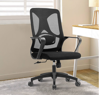 Vente chaude chaise en maille 2023 tissu chaise de bureau à dossier haut tissu chaise de loisirs pour salon et bureau
