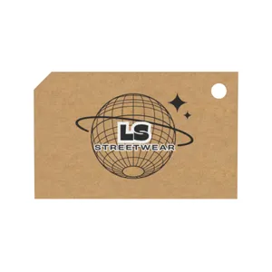 Paper Hang Tags Wholesale Paper Tag Label Can Custom Size Logo And Printing Design Clothing Tags Card Clothes Label Brand