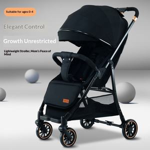 Cochecito de Bebé de Cuatro Ruedas, Personalizable con Etiqueta Privada, Colores y Empaque a Elección, Puede Sentarse y Recostarse, Cochecito Infantil de Vista Alta 0-4 Años - Product Image 1