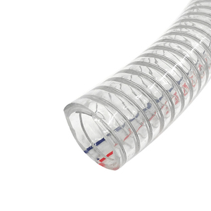 Tuyau de drainage flexible en PVC de haute qualité, 80 mm, renfort tressé en fil de fer, tuyau composite en PVC et fibre - Product Image 3