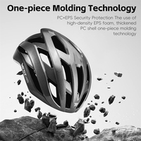 WEST BIKING Casque de cyclisme aérodynamique pour adulte Casque de vélo à circonférence de tête réglable, intégré et épuré