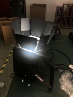 200W Lampu Sorot Kamera Video LED Profesional DMX512 Terbaik dan Terpopuler, Dapat Mengubah Suhu Warna dan Fokus, Peralatan Studio TV
