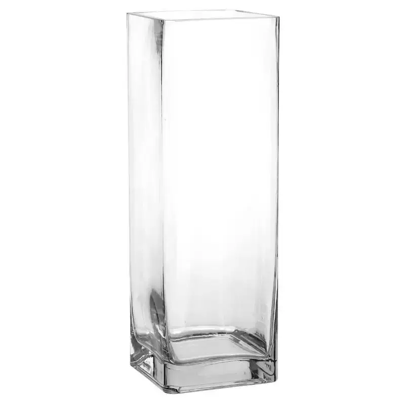 Großhandel Nordic Classic Hochzeits dekoration Quadrat Zylinder Glasvase Kristallglas vase