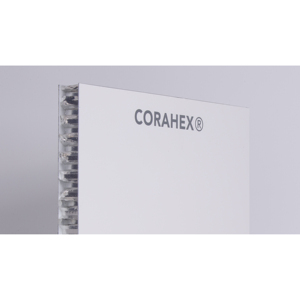 แผ่นอลูมิเนียมรังผึ้งโครงสร้างพรีเมียม CORATEC CORAHEX ประสิทธิภาพสูง ทันสมัย เป็นมิตรกับสิ่งแวดล้อม น้ำหนักเบาพิเศษ ผลิตจากวัสดุ PE - Product Image 1