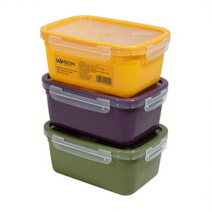 Recipientes Rectangulares para Almacenamiento de Alimentos FrigoClick de 0.50L, 1.00L y 1.90L con Tapas para Uso en la Cocina - Product Image 3