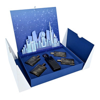 Empaque de Perfume Premium, Diseño de Caja Rígida Magnética, Estampado en Relieve 3D, Caja de Regalo de Papel para Perfume