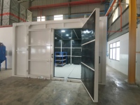 Cabine de sablage industriel avec système de récupération automatique par grattoir – Fabricant