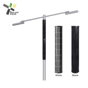 Dikey montaj 100w 120w 140w tüp GÜNEŞ PANELI SunPower silindirik PV paneli sokak ışık güneş kulesi örnek mevcut - Product Image 2