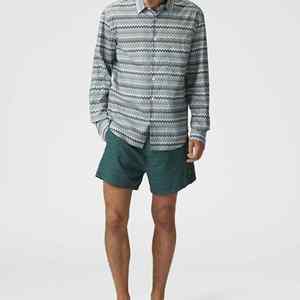 Fashion Zip Zap Print <b>Trunks</b> Drawstring Side Pocket Board Shorts Quick Dry Swim Shorts for <b>Men</b> Low MOQ Customized Service - Product Image 2