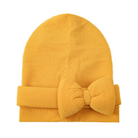 Gorro Turbante Étnico Sólido con Lazo para Mujer Musulmana, Estilo Africano e Indio, Transpirable, para Todas las Estaciones, de Lona y Poliéster, Moda Casual, Venta al por Mayor