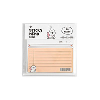 Blocs-notes autocollants personnalisés Kawaii en gros, marque-pages en papier avec logo imprimé, pour usage scolaire, taille personnalisée, non magnétiques