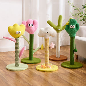 Tiragraffi di Lusso a Forma di Cactus in Sisal, Struttura per Affilare le Unghie, Arredo Gioco per Gatti e Gattini - Product Image 3