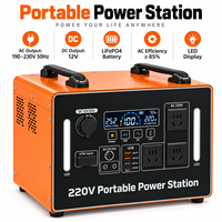 Stasiun Daya Portabel 4000W LiFePO4 Generator Panel Surya 4.6kWh/6.2kWh Gelombang Sinus Murni MPPT Cadangan Rumah RV Tipe C Senter