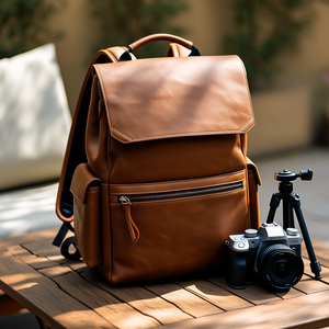 Nhà Sản Xuất Tùy Chỉnh Hiện Đại Bền Vegan Da Chuyên Nghiệp <span class=keywords><strong>Dslr</strong></span> Máy Ảnh Túi Nhiếp Ảnh Ba Lô Với 13 Máy Tính Xách Tay Ngăn - Product Image 5