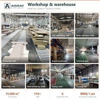 Meuble de cuisine en mélamine sur mesure, style Shaker, aménagement en U, livraison en kit, fournitures pour projets domestiques et rangement coulissant