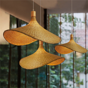 Modèles de design : <span class=keywords><strong>Lampe</strong></span> suspendue en <span class=keywords><strong>bambou</strong></span> pour salon, salle à manger, boutique de vêtements, salon de thé, <span class=keywords><strong>lampe</strong></span> suspendue en <span class=keywords><strong>bambou</strong></span> E27, best-seller - Product Image 1