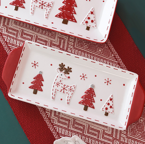 Juego de Vajilla Navideña al por Mayor, Vajilla de Cerámica Personalizable con Diseño de Santa Claus y Renos para Pedidos al por Mayor - Product Image 6