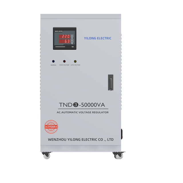 YILONG 50KVA Single Phase 50/60Hz Digital Display Voltage Regulators/Stabilizers 220V Automatic Voltage Regulator 0.96