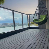 Haute Qualité Antidérapant Étanche WPC Planche Extérieure Bois Plastique Composite Extérieur Terrasse Plancher
