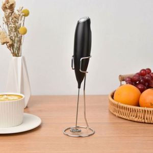 Electric Milk Frother Handheld <b>Battery</b> Operated Electric Whisk Beater Foam Maker for Coffee Latte Cappuccino - Product Image 1