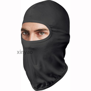 Masques de ski intégraux personnalisés avec logo pour hommes et femmes, balaclava respirant, imperméable, en soie de lait, polyester, adapté au cyclisme et aux sports - Product Image 4