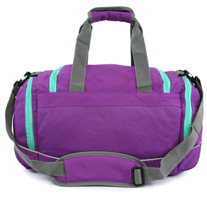 Sac de sport et de voyage en toile personnalisable, fermeture éclair, haute qualité, léger, résistant à l'eau, vente en gros pour la fabrication - Product Image 2
