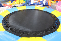 Prix usine 0.9mm PVC Trampoline Gonflable Eau Flotteur Saut Lit Plates-formes Gonflables Eau Jeux Rebondissants